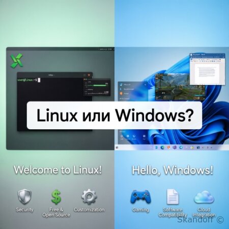 Linux или Windows: что лучше в 2026? Сравнение ОС