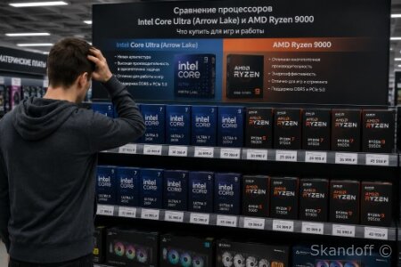 Сравнение процессоров Intel Core Ultra (Arrow Lake) и AMD Ryzen 9000: Что купить для игр и работы в 2026 году