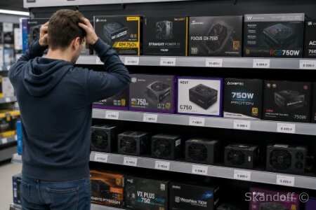 Как выбрать блок питания для ПК в 2026 году: Стандарт ATX 3.1, сертификаты и расчет мощности